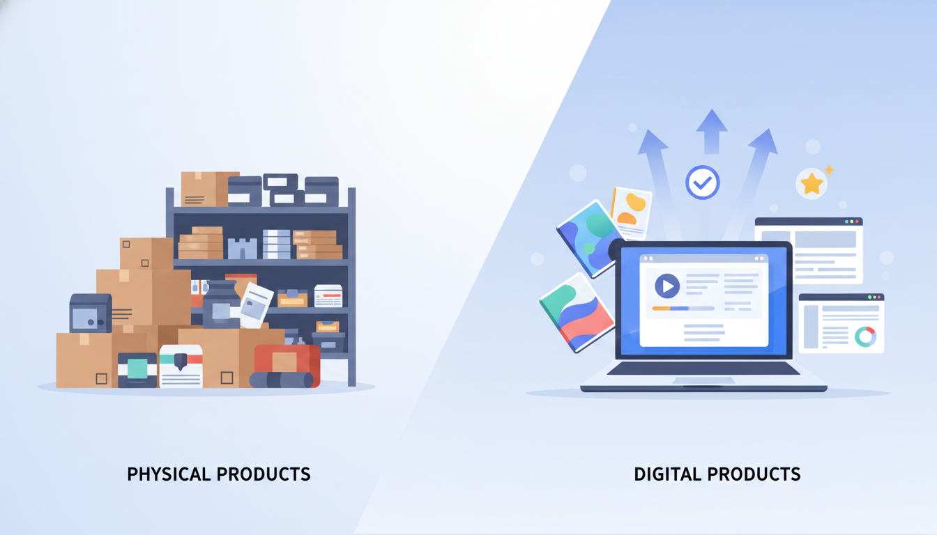 Digital Products vs Physical Products: Why Digital Wins