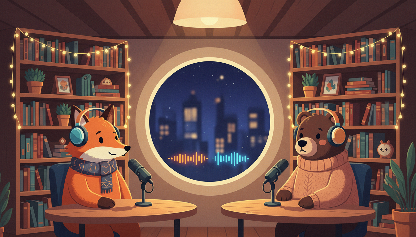 How to Make an Animated Podcast With Two AI Hosts